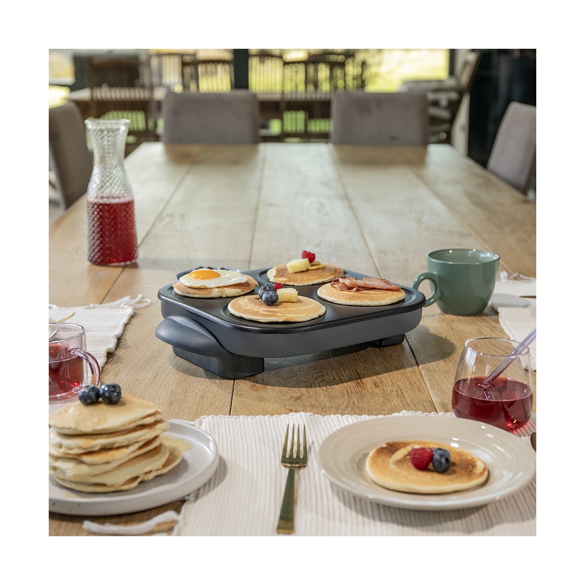 Mini crêpes party gris, LIVOO