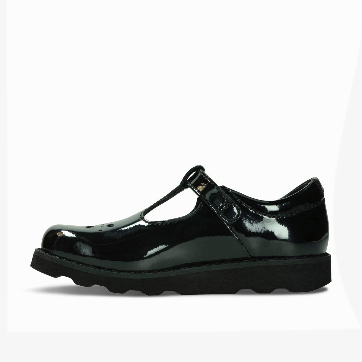 Derbies Brevet Coupe Large CROWN WISH noir, CLARKS