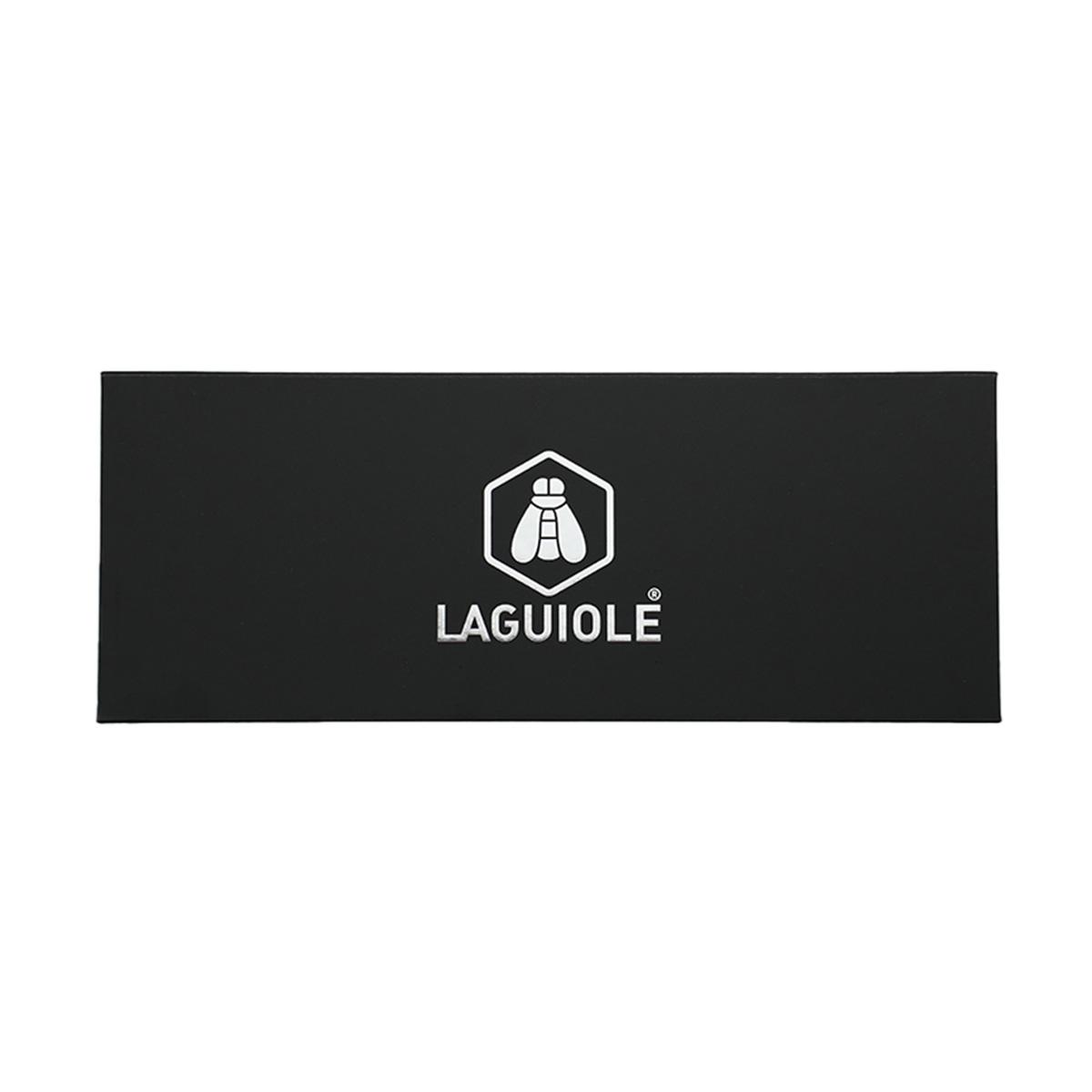 Couteau santoku noir damas 29cm avec étui - "Core" couleur unique, LAGUIOLE CUISSON