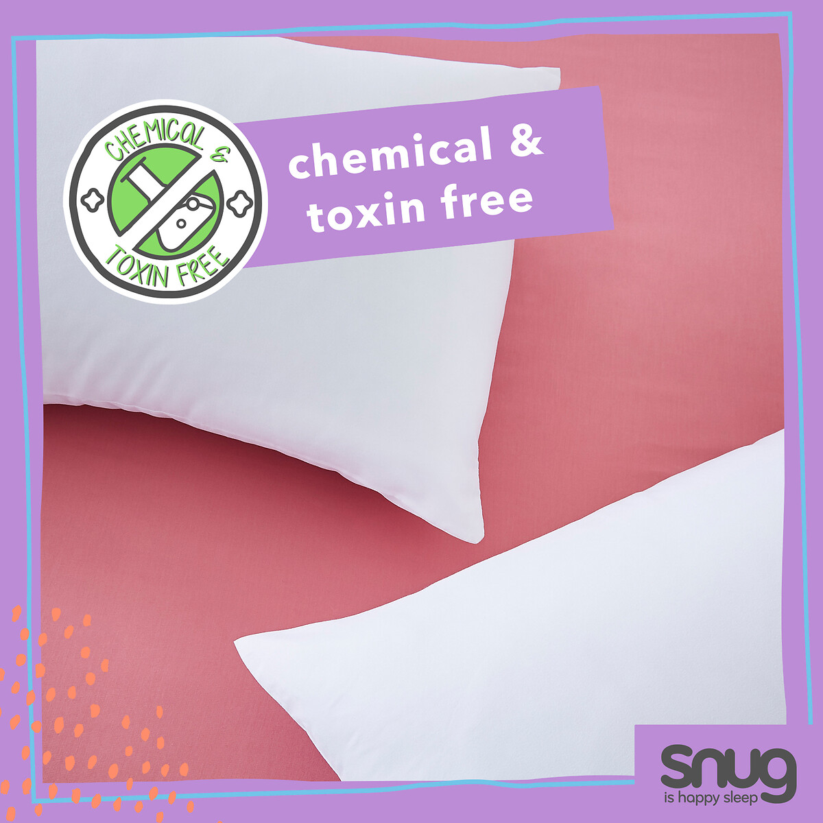 Fantastically Firm Pillow Pair white, SNUG