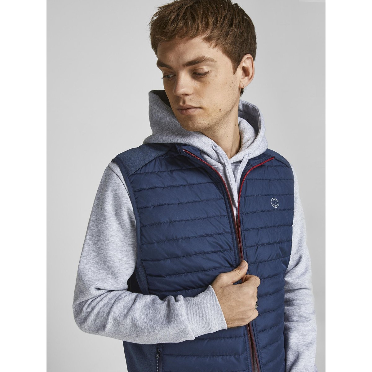 Doudoune sans manches légère Multi bleu marine, JACK & JONES