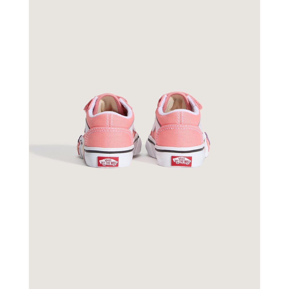 Baskets basses à scratchs, TD OLD SKOOL V rose, VANS