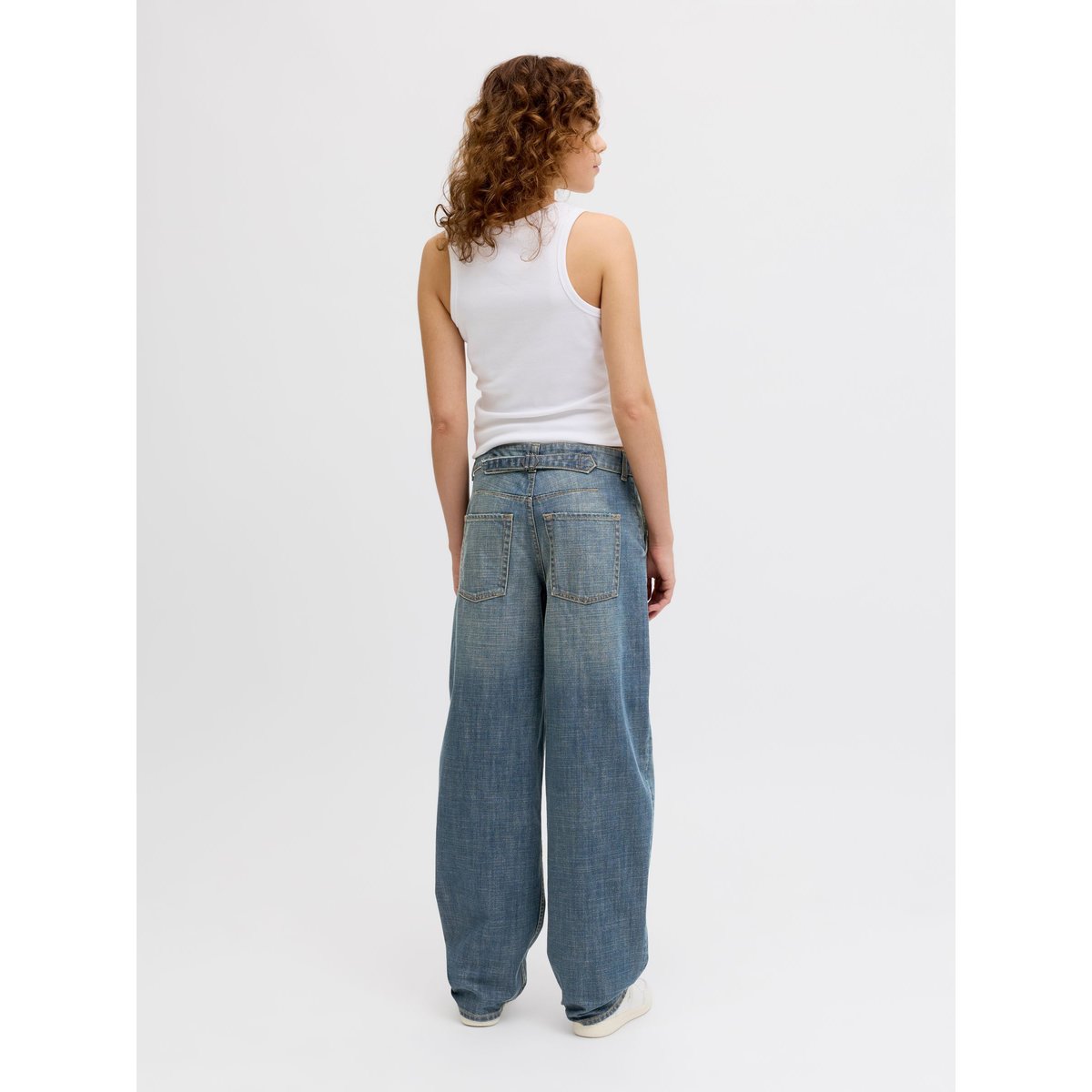 Jeans À Coupe Tonneau medium blue denim, JJXX