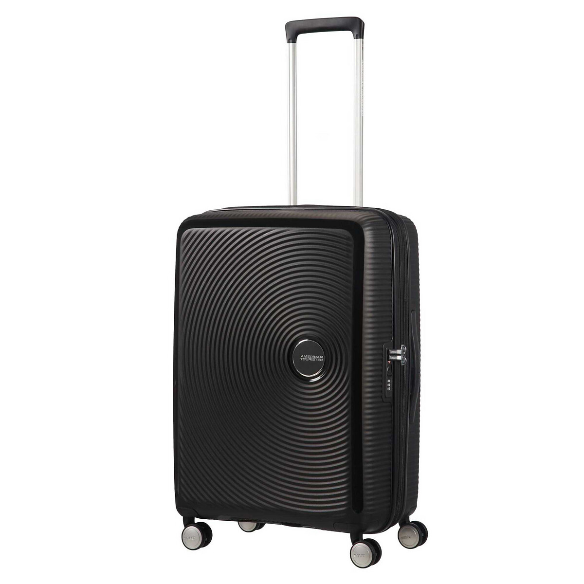 Mala de viagem média, 4 rodas, 67 cm, expansível, da American Tourister preto , AMERICAN TOURISTER