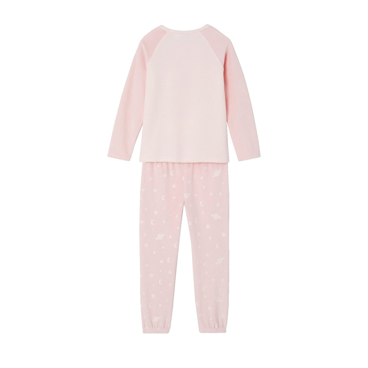 Pyjama en velours Bluey rose pâle, VERTBAUDET