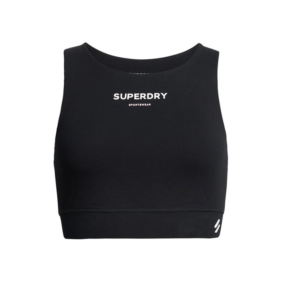 Brassière de sport Core noir/blanc, SUPERDRY
