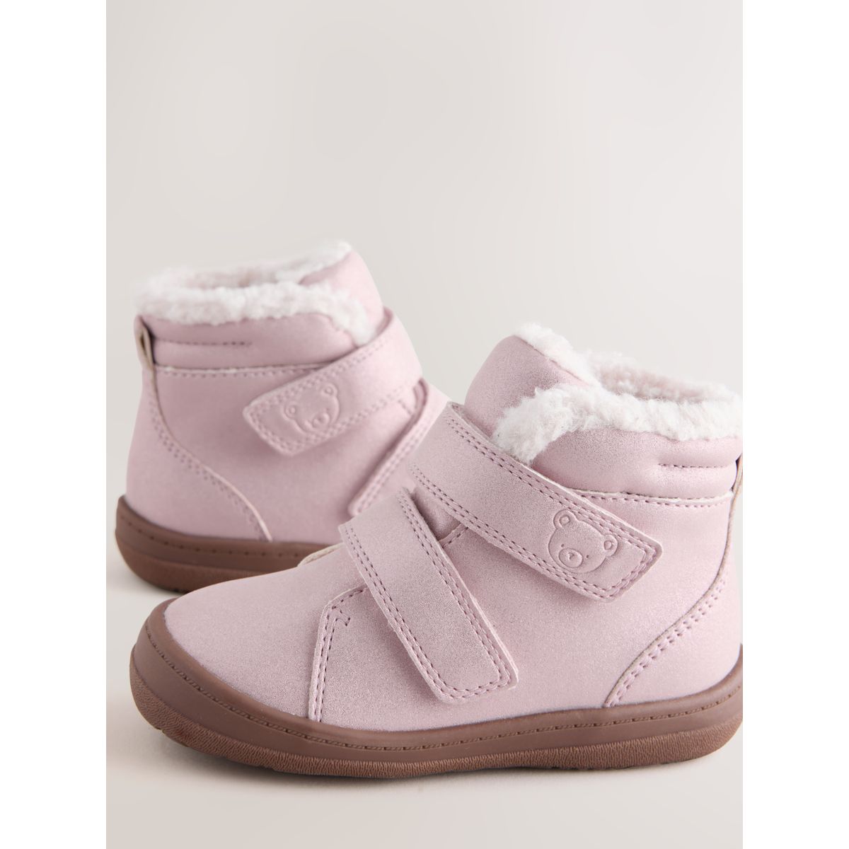 Bottines imperméables à scratch rose, NEXT