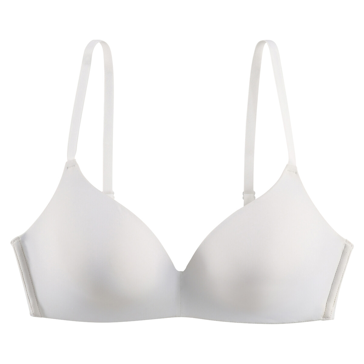 Soutien-gorge triangle sans armatures-Invisible blanc, LA REDOUTE COLLECTIONS