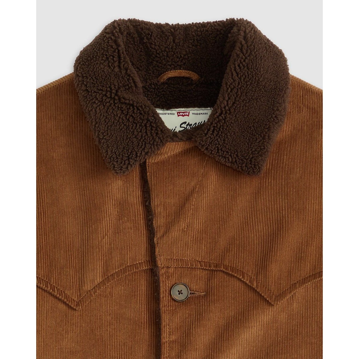 Jasje van fluweel en sherpa camel, LEVI'S