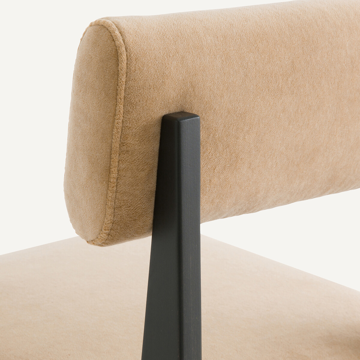 Chaise hêtre et velours, Izag cappuccino, AM.PM