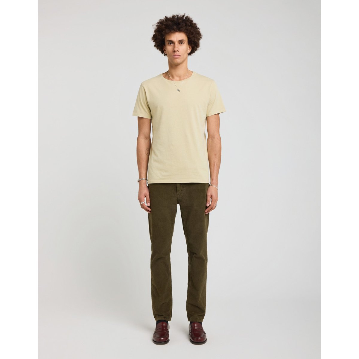 PANTALON REGULAR VELOURS ROYCYPRES marron, PULLIN