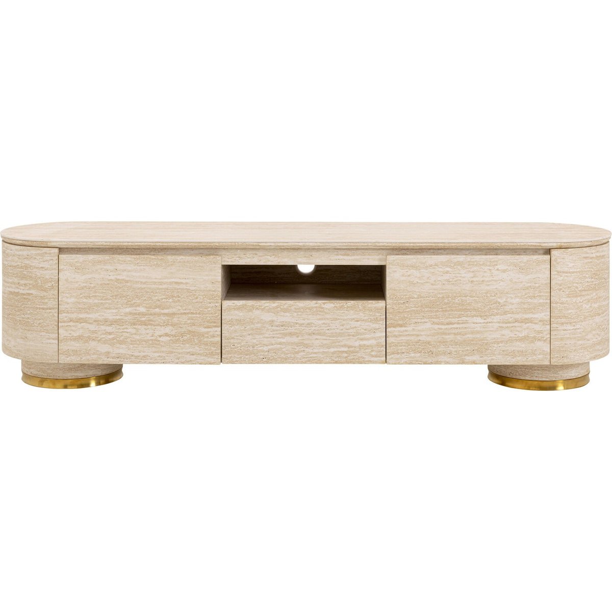 Meuble TV plateau en grès, LINNEA beige, KARE DESIGN