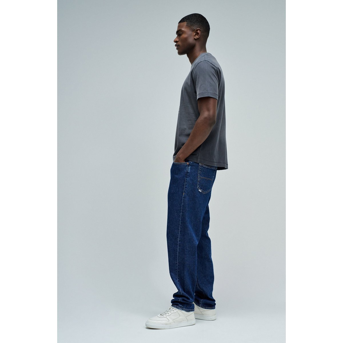 T-SHIRT AVEC IMPRIMÉ ET BRANDING vert kaki, SALSA JEANS