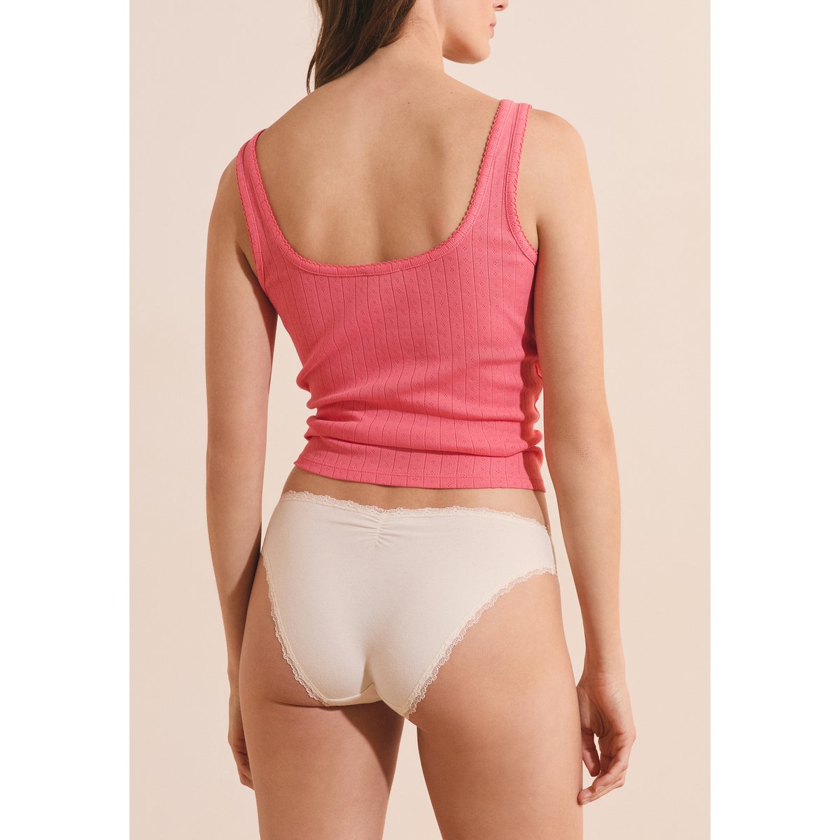 Culotte en coton LOLA ecru, ETAM