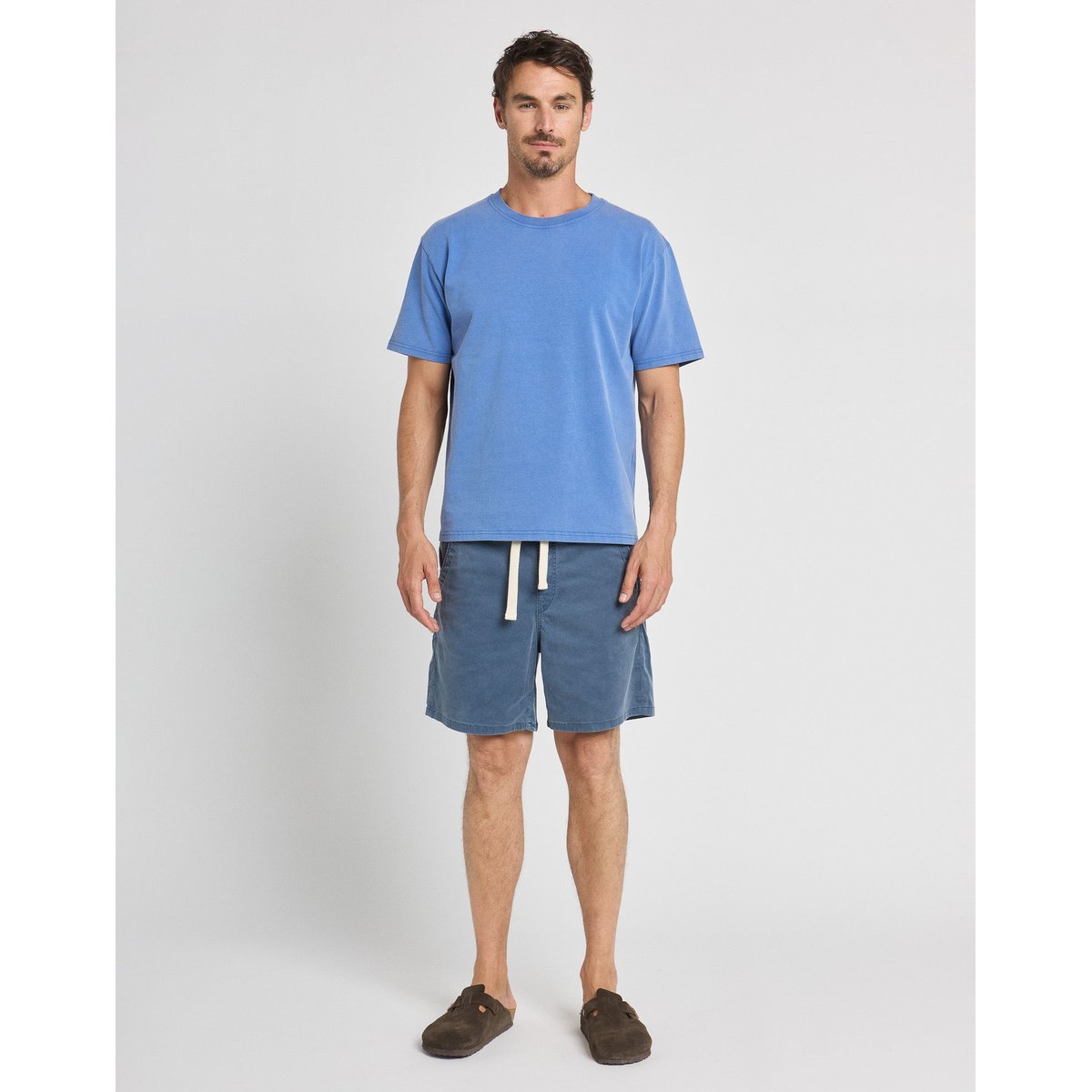 SHORT LOOSE DRESS bleu délavé, PULLIN
