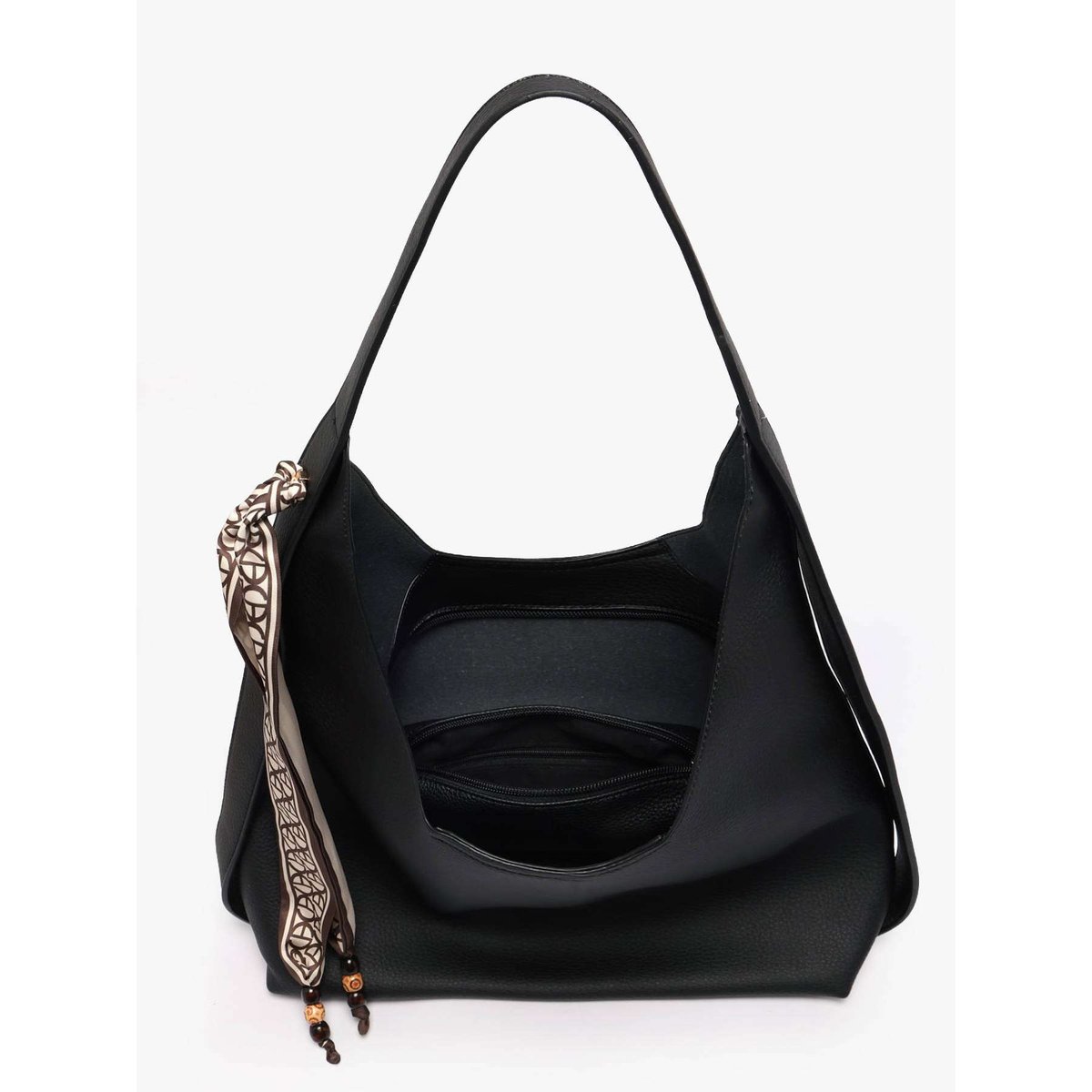 sac porté épaule New grained black, GALLANTRY