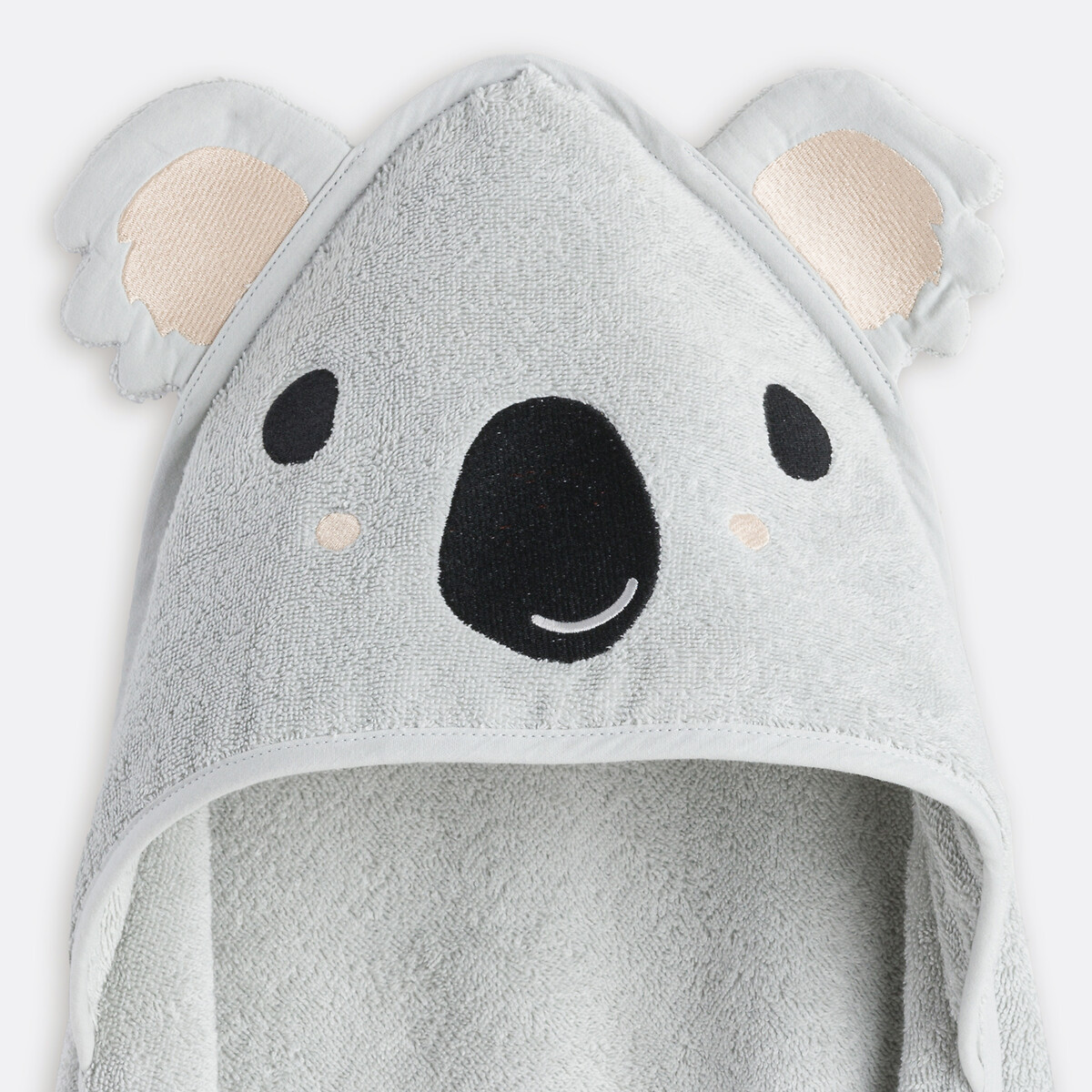 Capa de banho, em algodão biológico, 400 g/m2, Koala cinzento, LA REDOUTE INTERIEURS