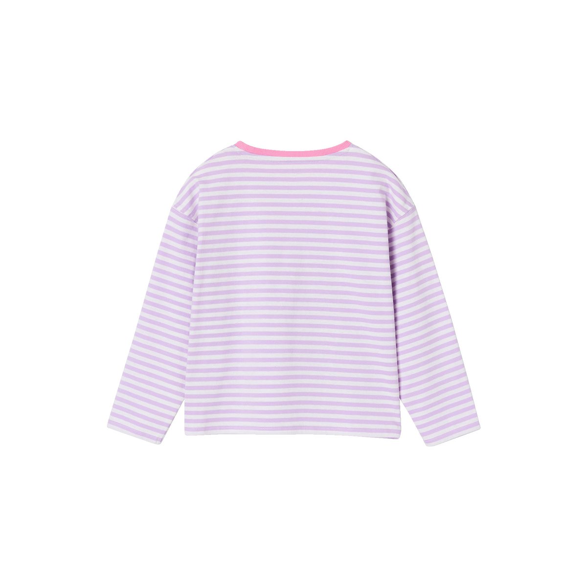 T-shirt manches longues violet, VERTBAUDET