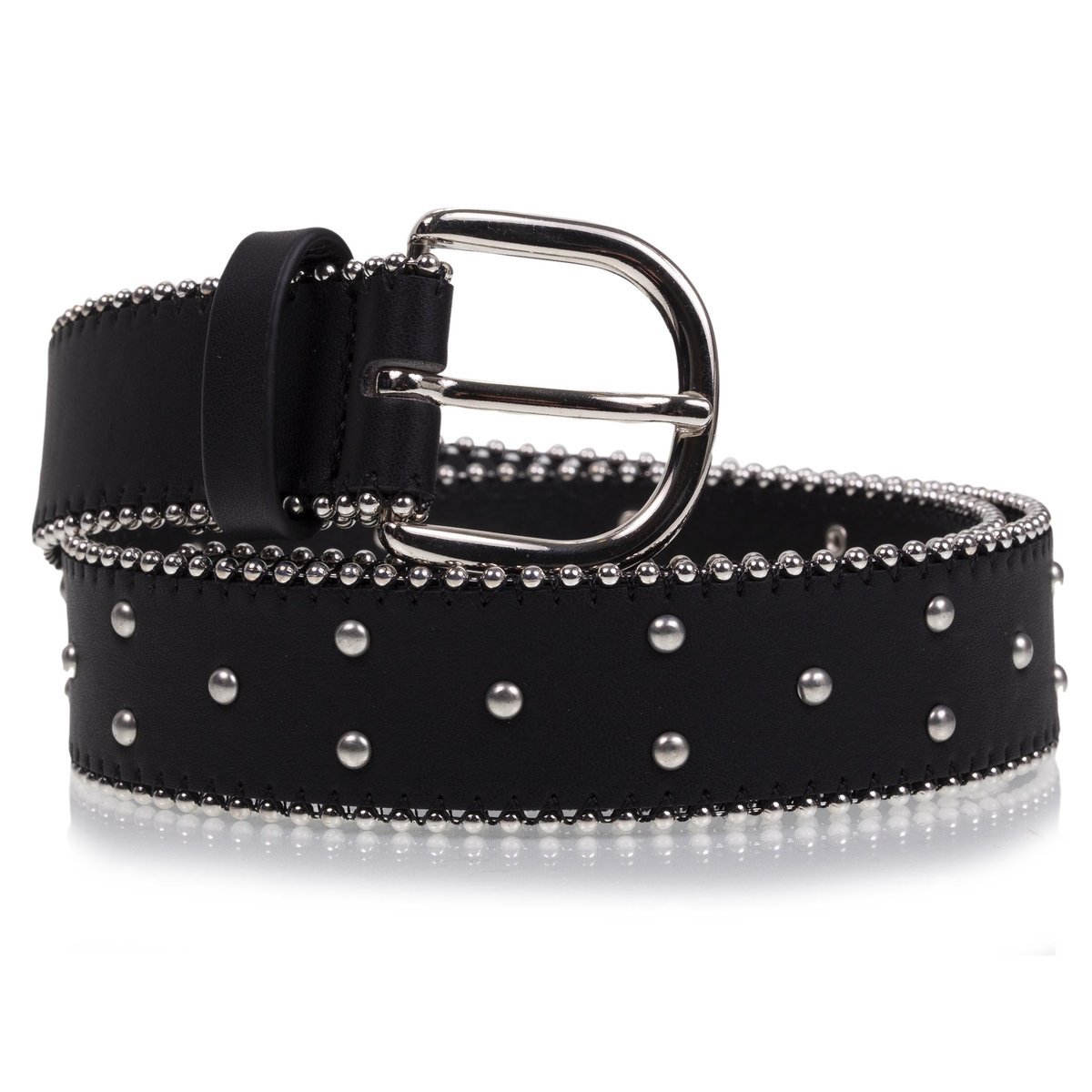 Ceinture lisse rétro noir, ISOTONER