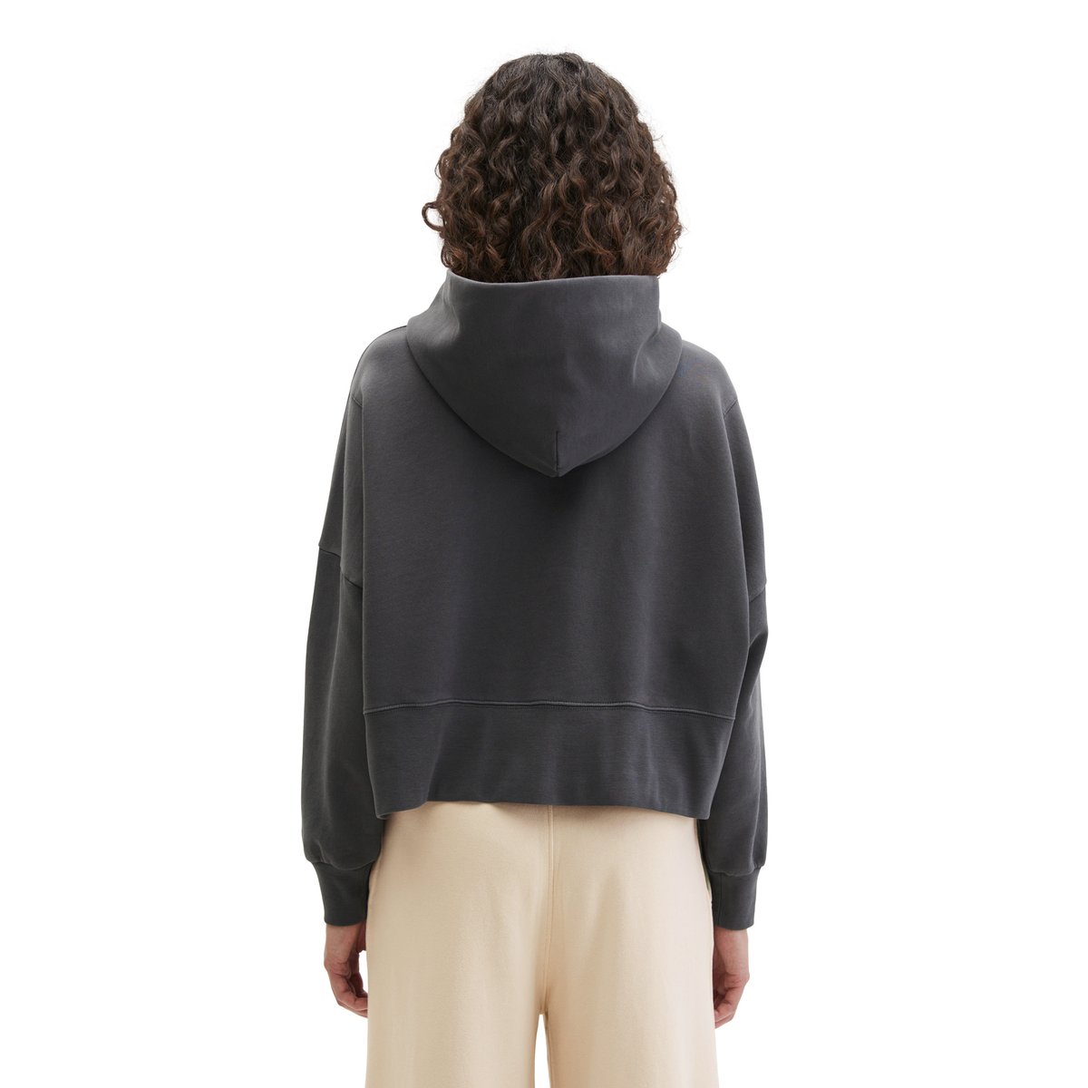Hoodie relaxed avec du coton recyclé violet, MARC O'POLO