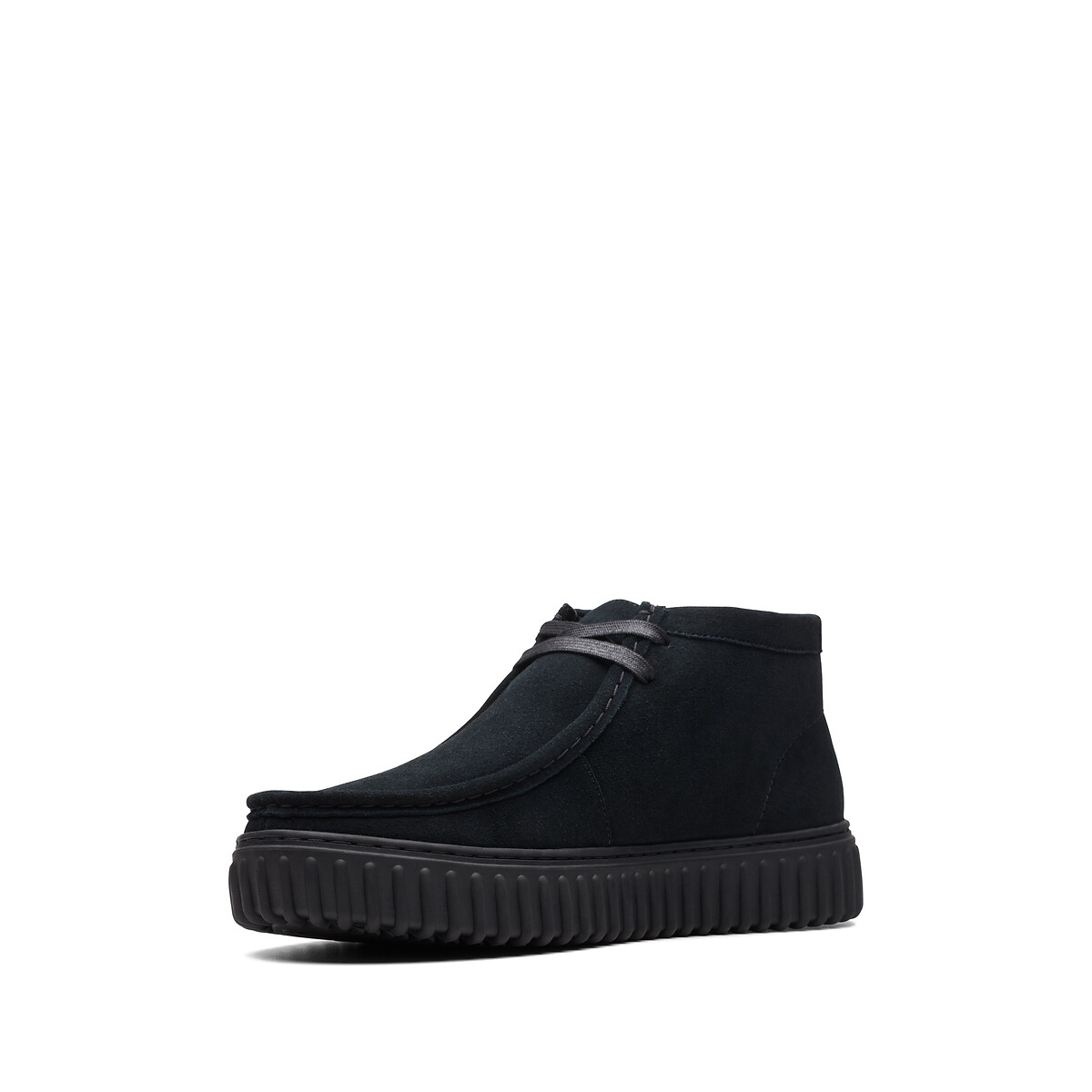 Chaussures en cuir suède Torhill noir, CLARKS