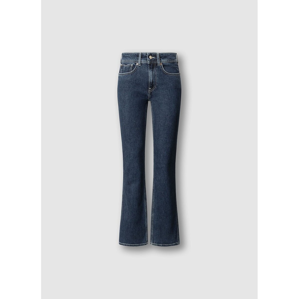 Jean bootcut taille standard PIPER stone wash royal blue, PEPE JEANS
