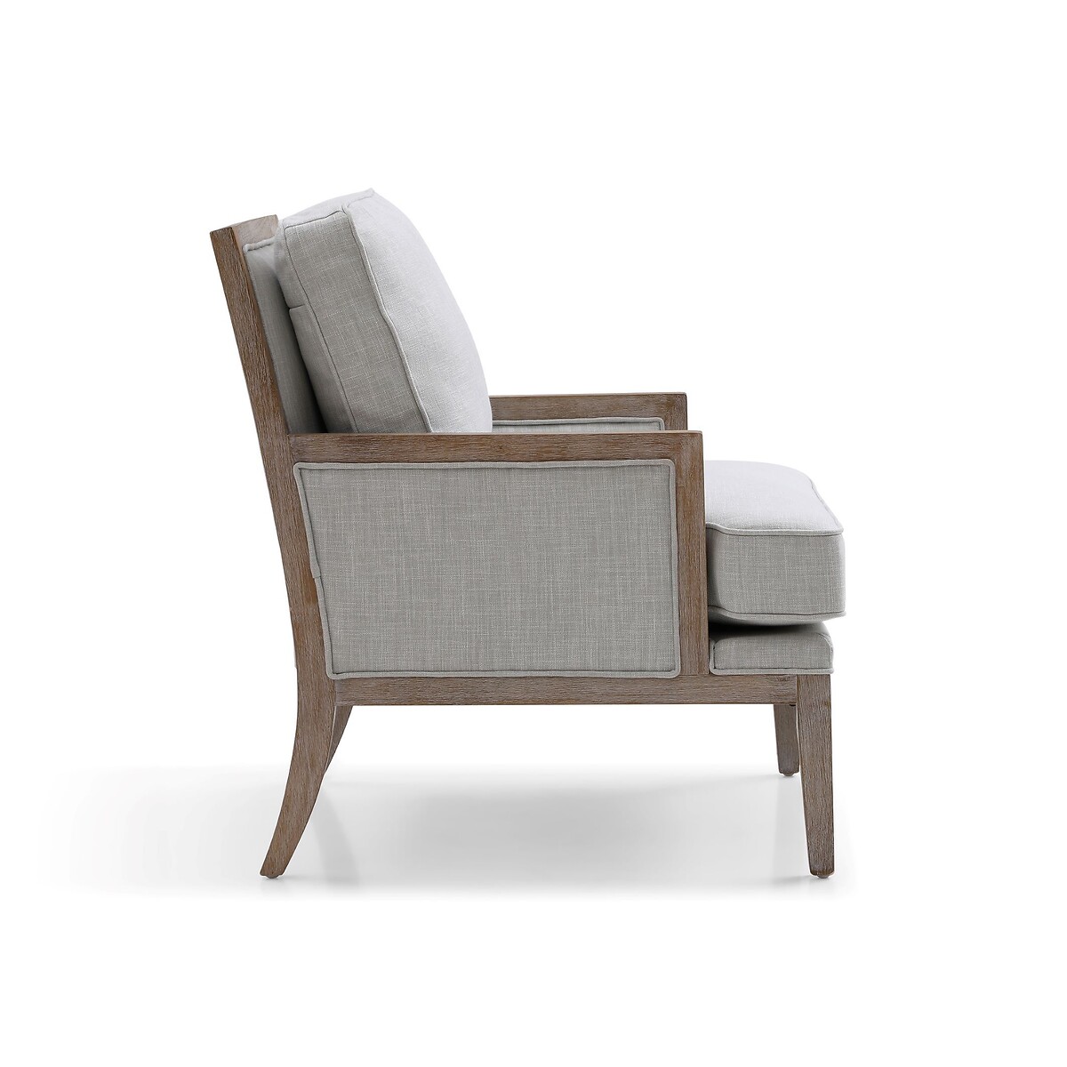 Evelina Antique Linen and Wood Chair cream, SO'HOME
