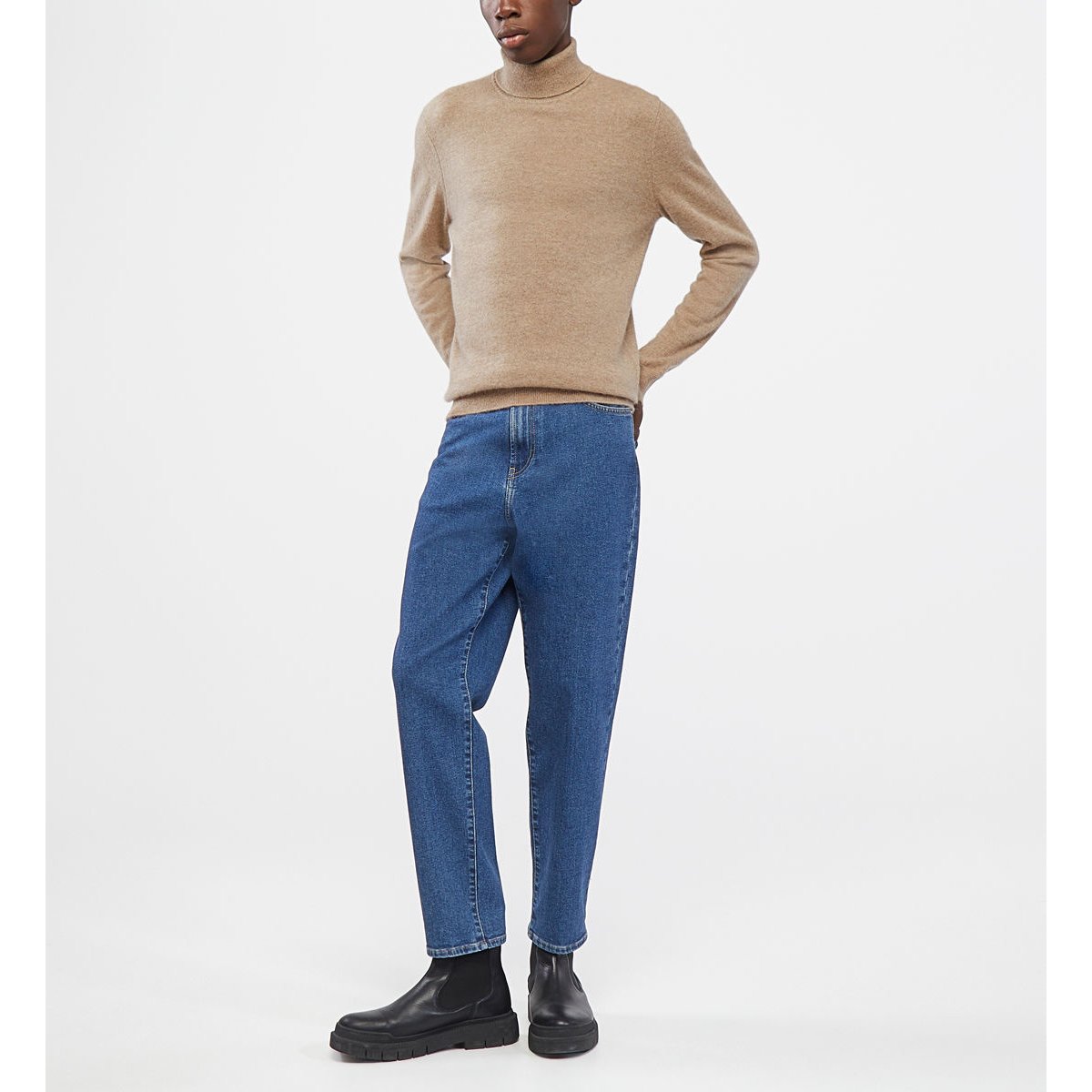 Pull uni nachrol cachemire taupe, GALERIES LAFAYETTE