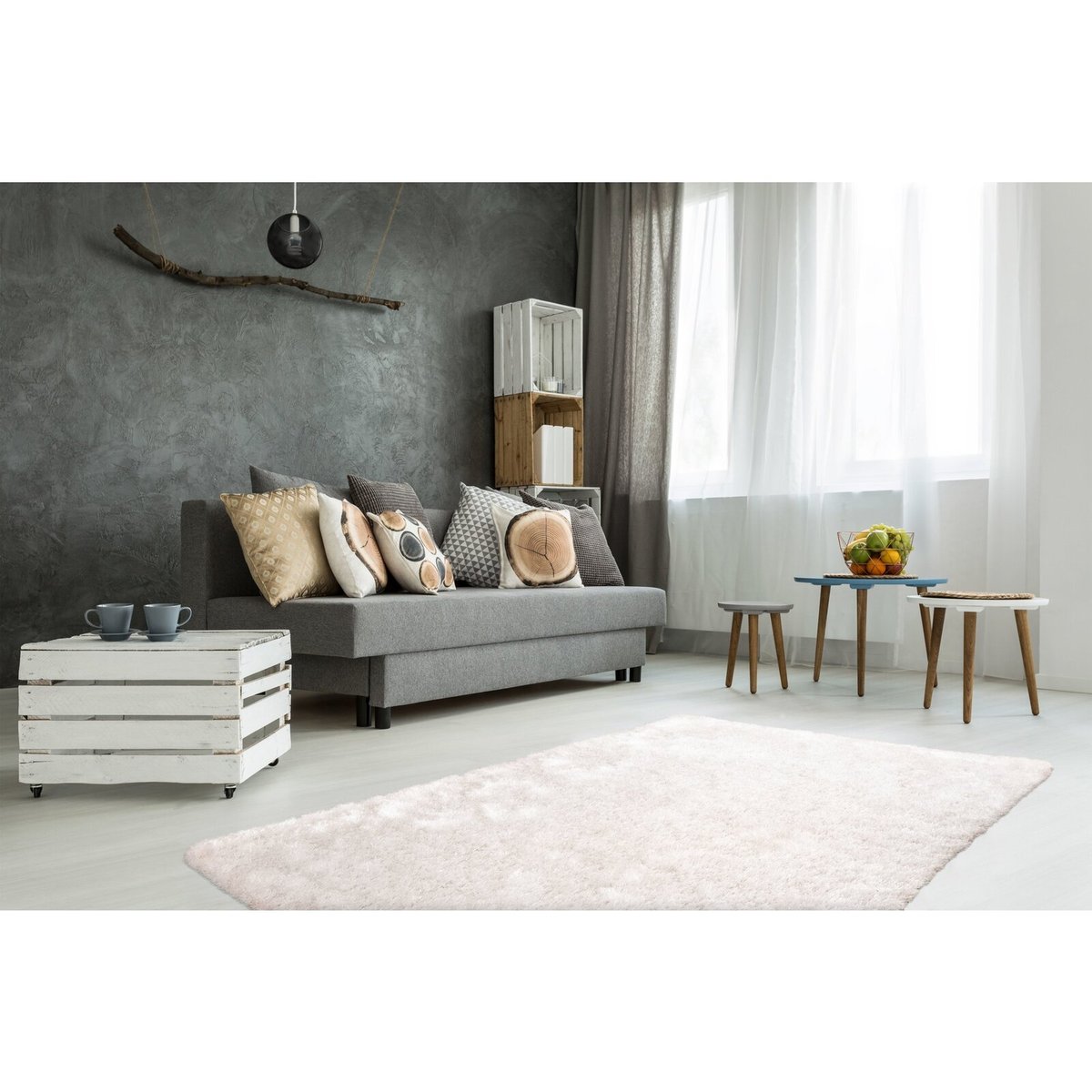 Tapis rectangulaire fait main, DIAMANT rose, ARTE ESPINA