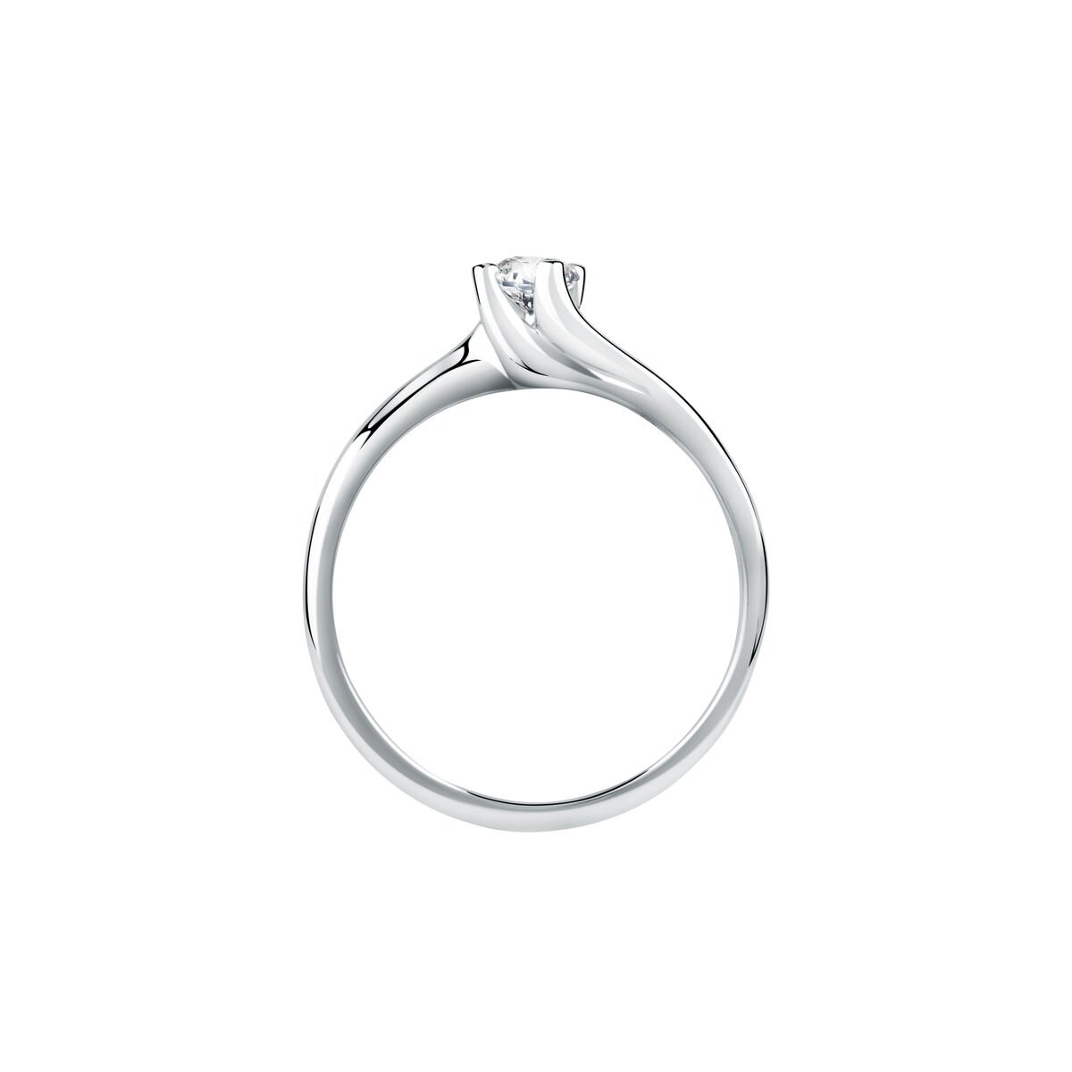 Bague en or blanc 750 B-CLASSIC argent, BLUESPIRIT