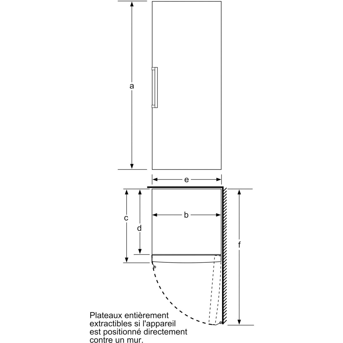Congélateur armoire GS58NAWDV IQ500 varioZone blanc, SIEMENS
