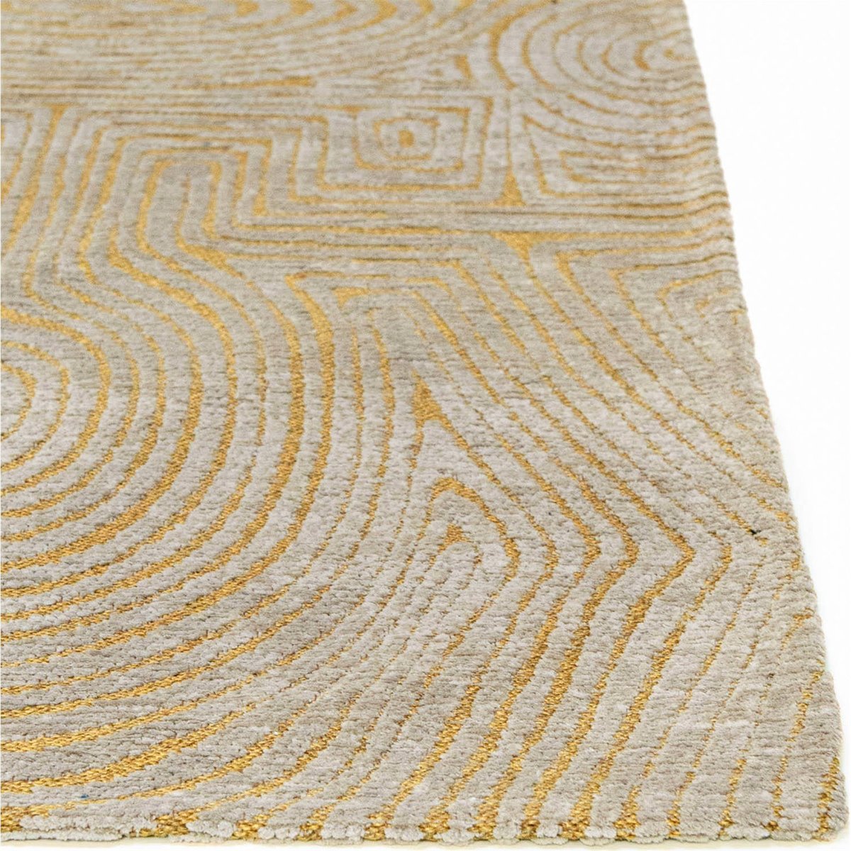 Tapis d'intérieur et extérieur, TABASCO doré sable et beige clair, RECOLLECTION