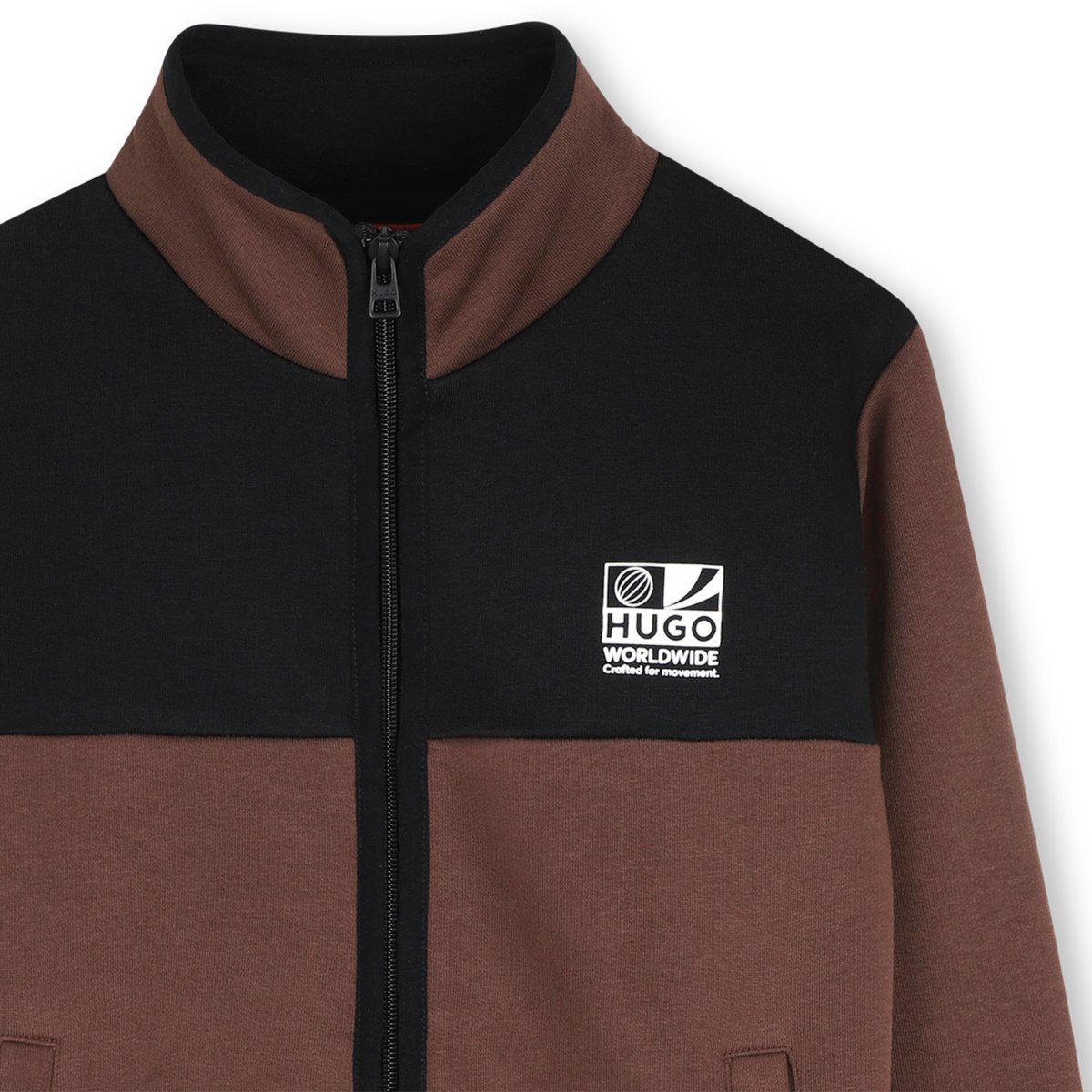 Cardigan de jogging chicory coffee, HUGO KIDSWEAR