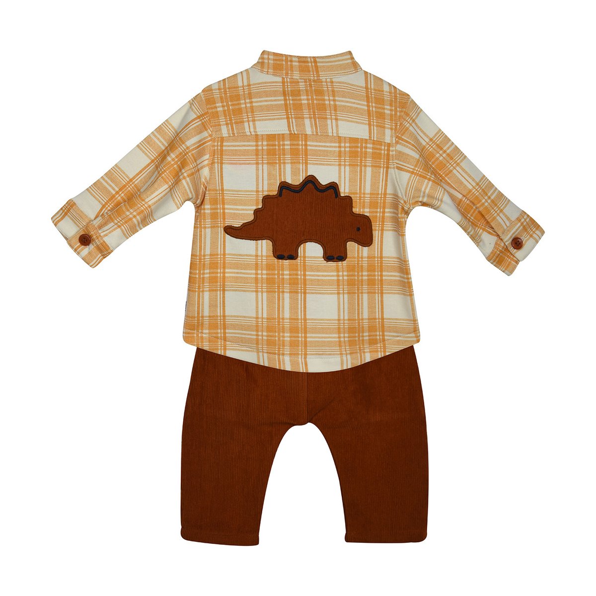 Chemise + pantalon velours friedrich orange, SUCRE D'ORGE