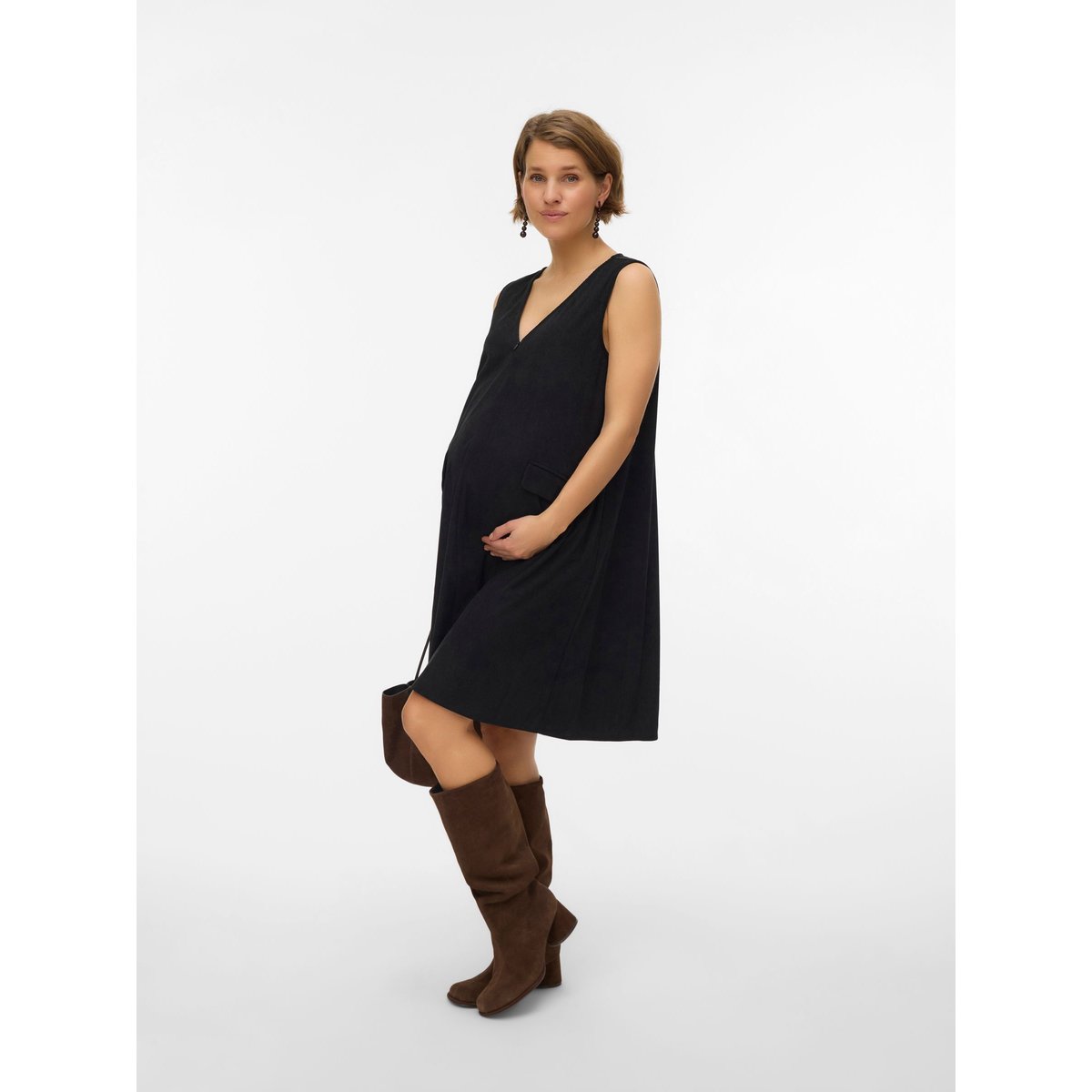Robe noire - black, MAMA LICIOUS
