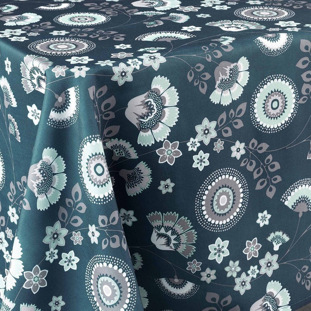 Nappe Rectangulaire 145x240 Garance Bleu bleu, DECORATIE