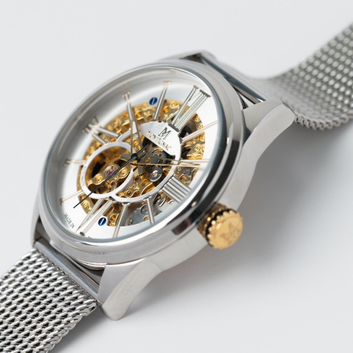 Montre Analogique ORIGINE argenté argenté argenté, MONTIGNAC