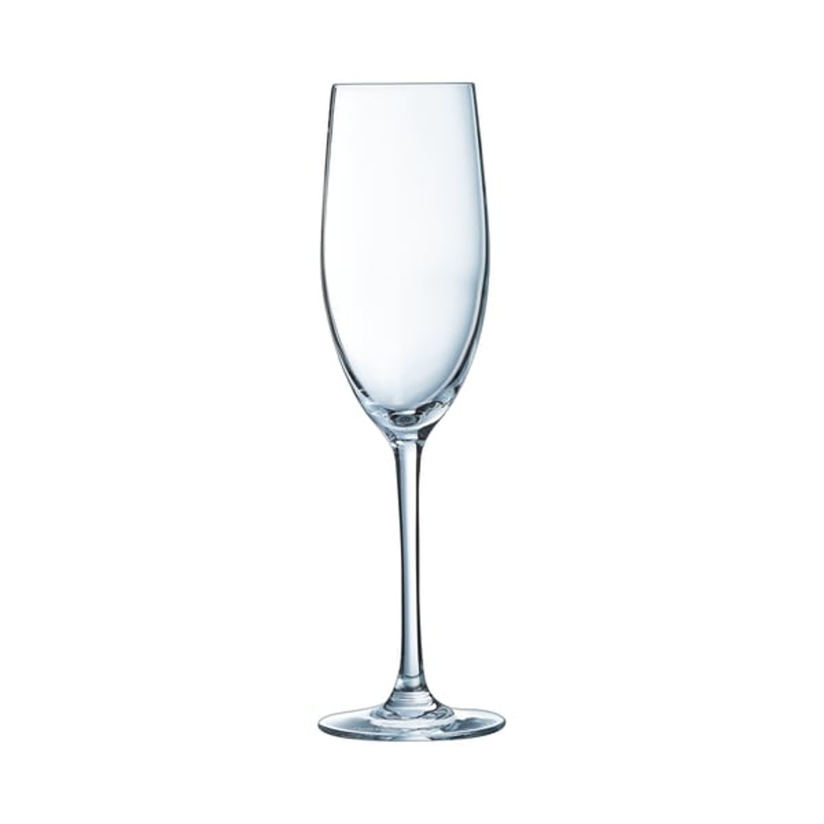 Lot de 6 flûtes à champagne cristallin 24cL, Cabernet transparent, CHEF&SOMMELIER