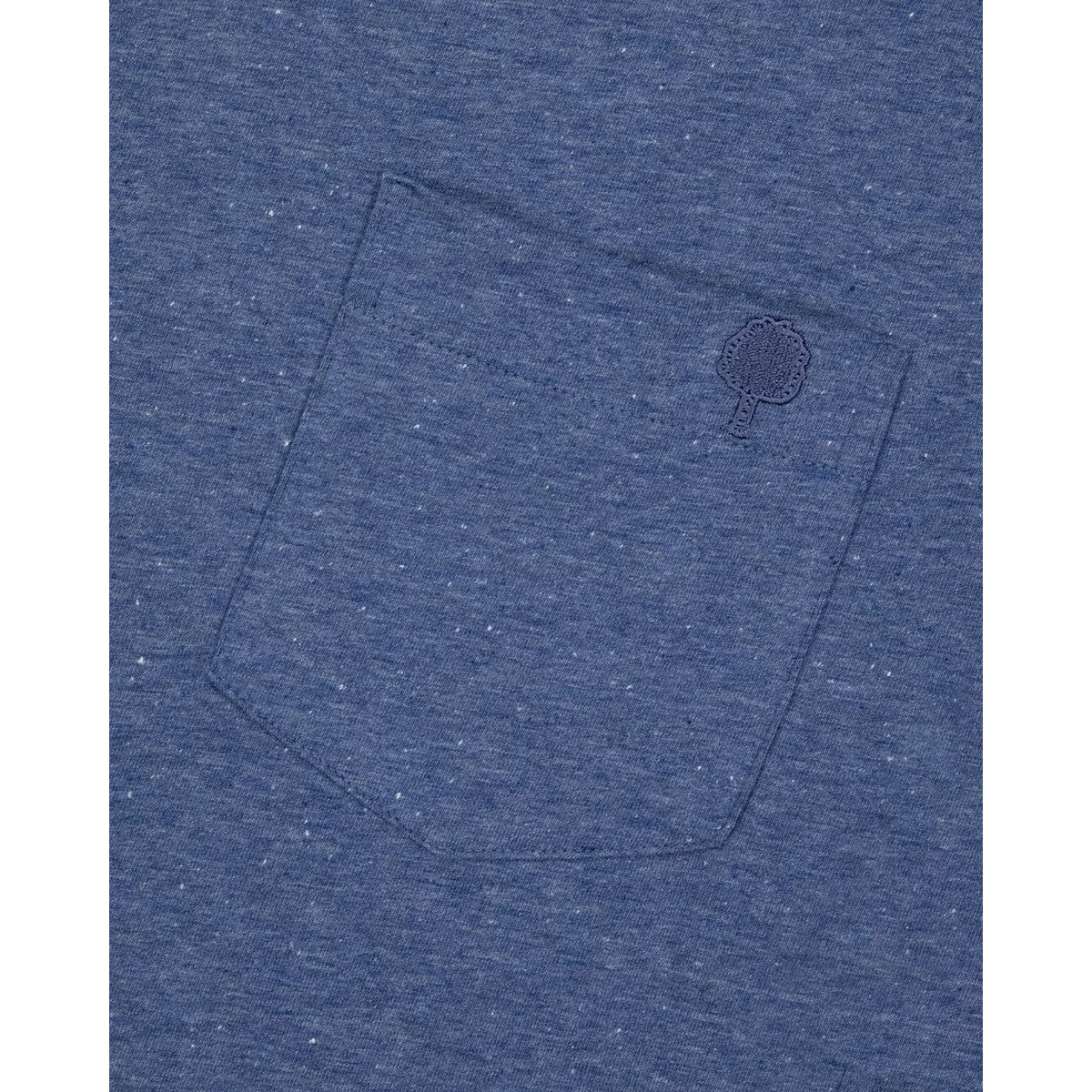T-shirt en maille bleu, FAGUO
