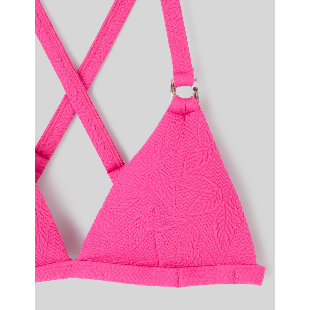 Haut de maillot de bain rose, BZB