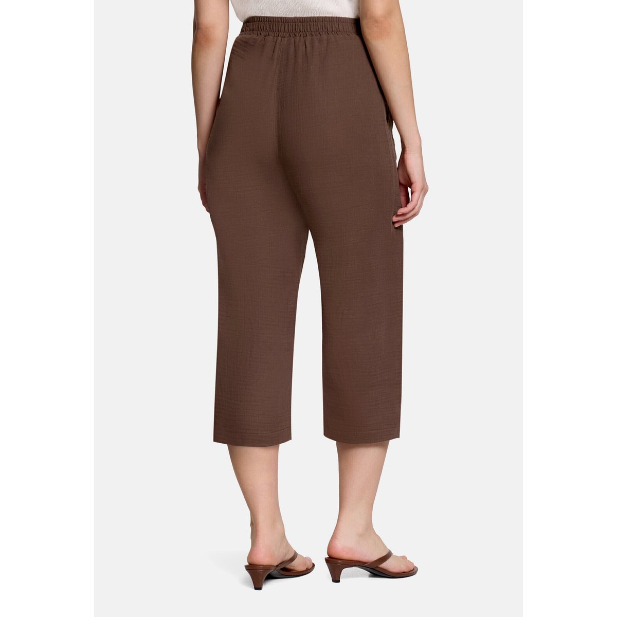 Pantalon à enfiler à poches extérieures brown, BETTY BARCLAY