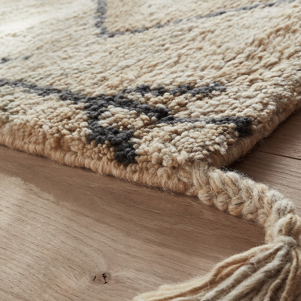 Mirjana Berber Style Hand Woven Wool Runner multi-coloured, AM.PM