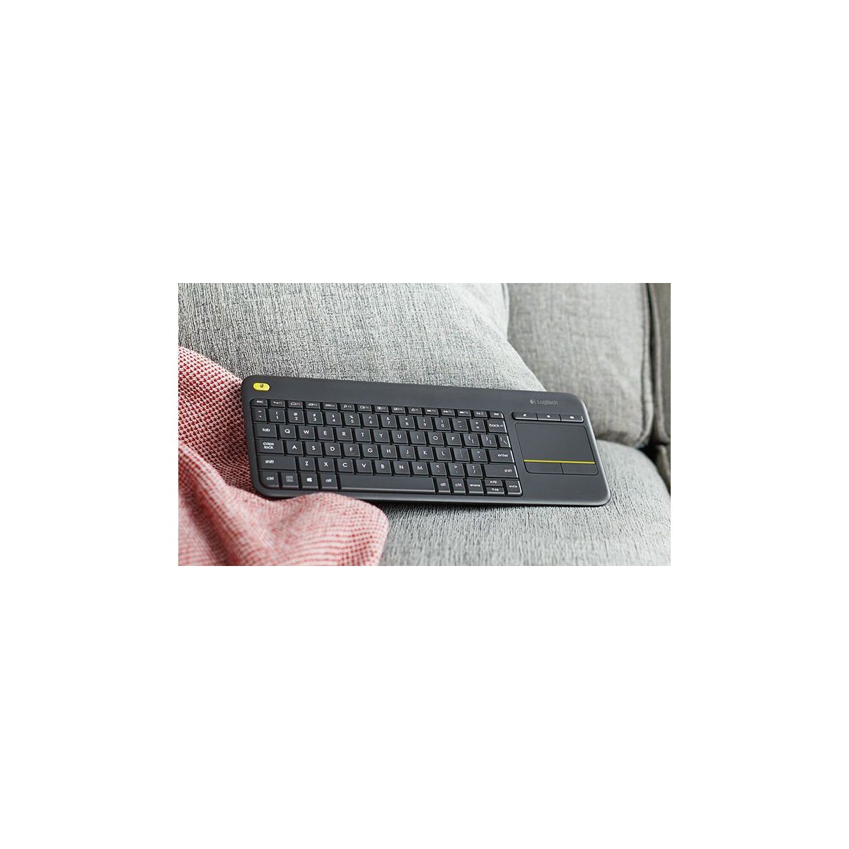 Clavier sans fil K400 Plus Black noir, LOGITECH
