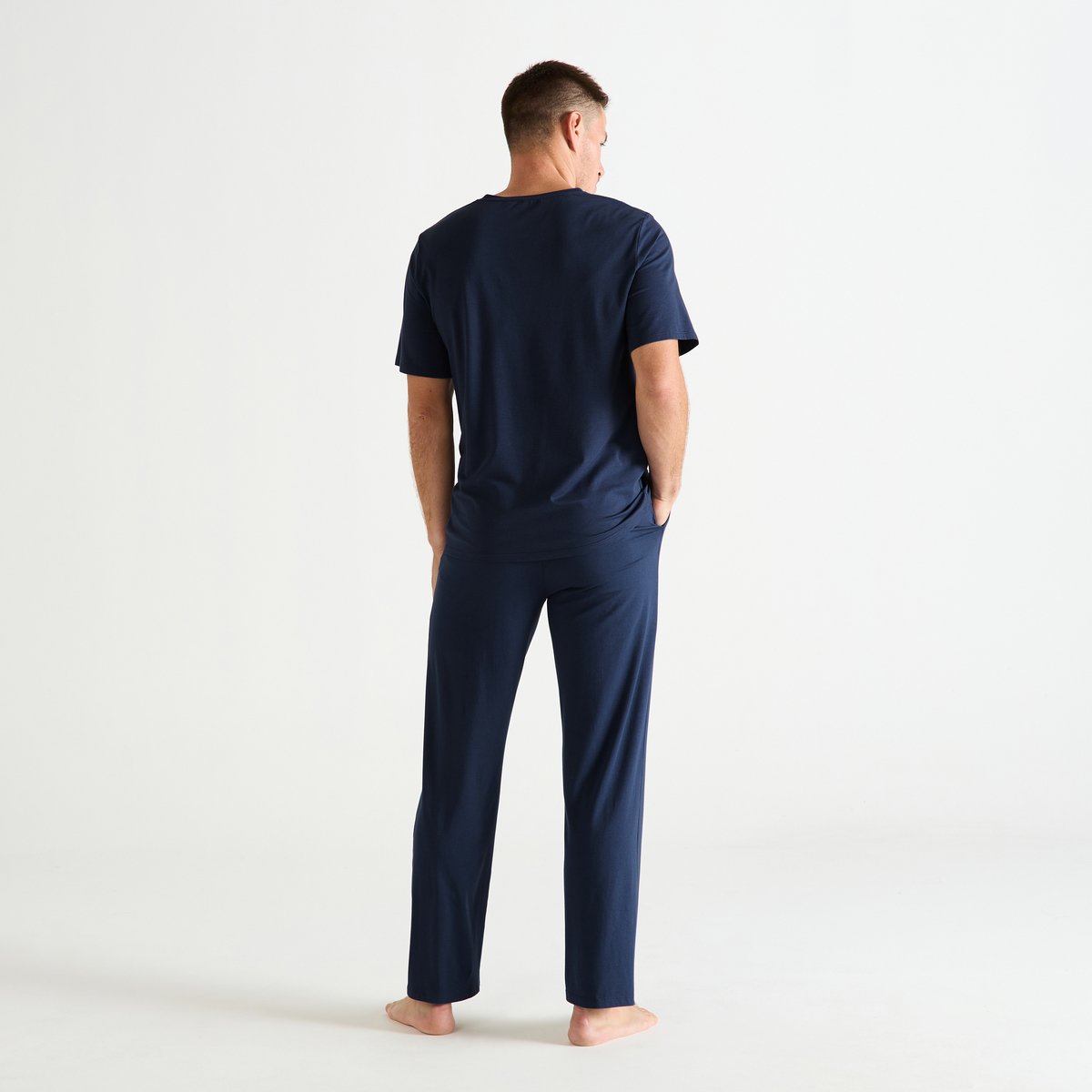 Pantalon  en jersey BASILE nuit, LAURENCE TAVERNIER