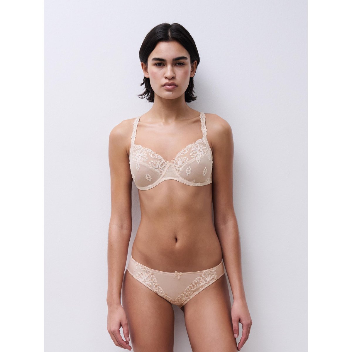 Soutien-gorge à armatures emboîtant Champs Elysées dune, CHANTELLE