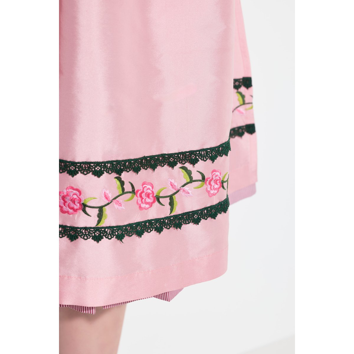 Dirndl en velours sans manches rouge vin, ULLA POPKEN