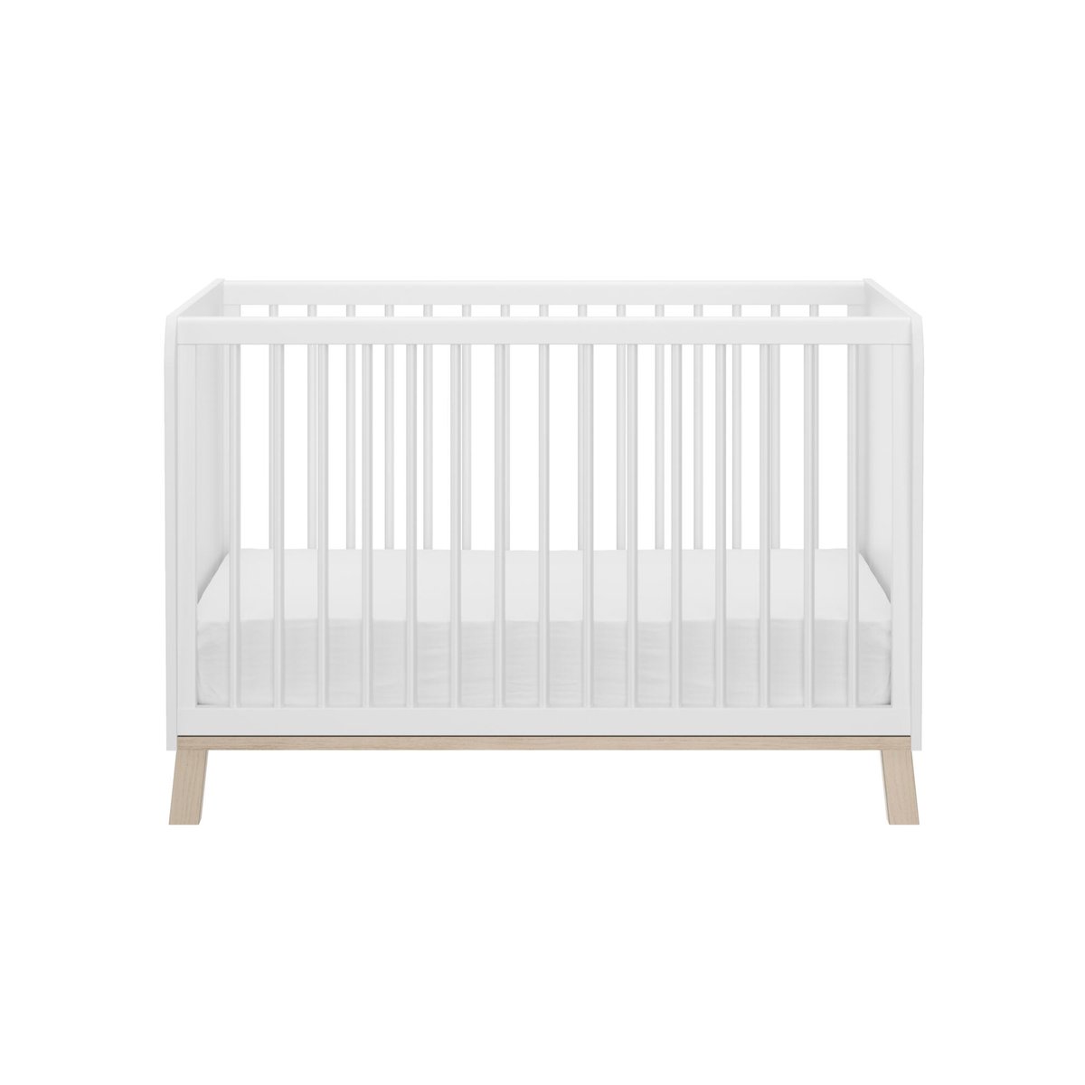Lit 60cm x 120cm durable ajustable blanc, GALIPETTE