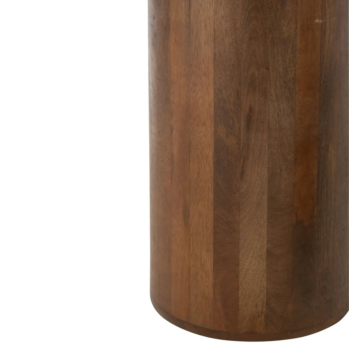 Tables basses en marbre terracotta et pied bois D56 (set de 2) - ASO marron, HELLIN, DEPUIS 1862