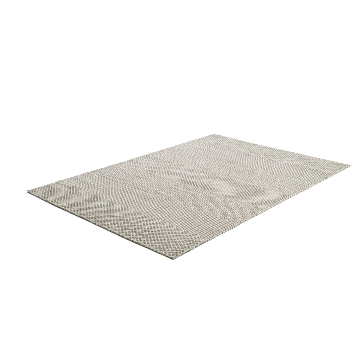 Tapis tissé main style scandinave - TRONDHEIM naturel, THEKO