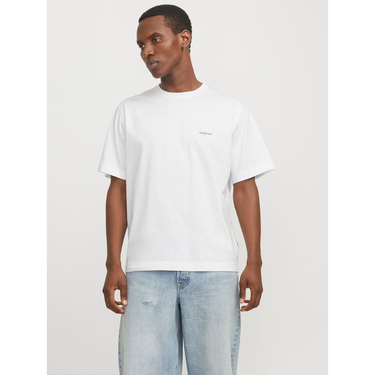 T-Shirt bright white, JACK & JONES
